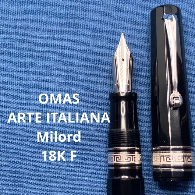 Stylo Plume OMAS En Bois De Bruyère – Or 18 Carats, Mécanisme à Piston, Neuf Sans Emballage