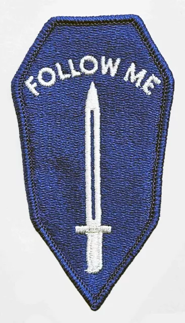 U.S. Army Infantry School "Follow Me" Service Uniform SUI Sew-on Patch - Color