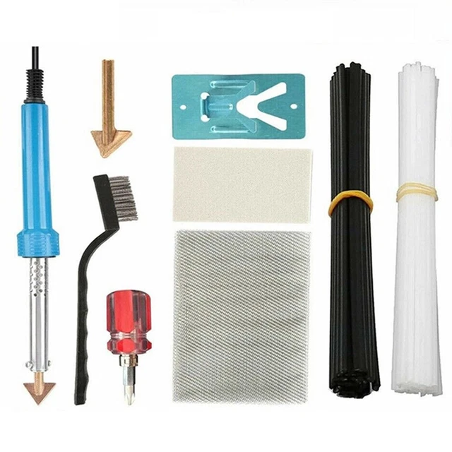 Saldatore Set Saldatura Kit Practical Kit Riparazione Acciaio Inox E IN Plastica