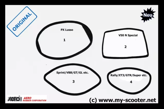 Vespa Tachodichtung Dichtung Tacho Tachometer PK 50 XL PX 80 125 150 200 Lusso E