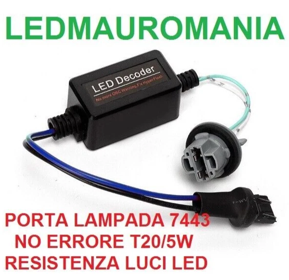 Resistenza H7 Filtro Canbus Portalampada Lampada Kit A Led - Foto 7