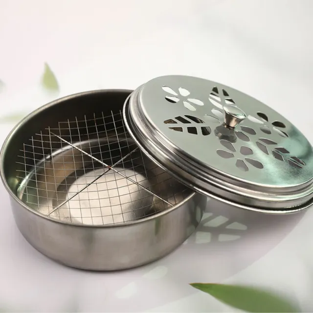High Quality 1PCS Stainless Steel Mosquito Coil Holder Teeth And Hollow.di