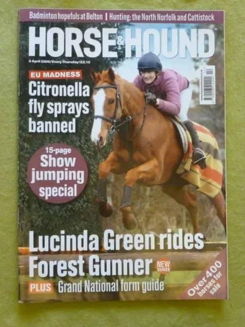 Horse & Hound / 2006 April 6 / Citronella Fly Sprays Banned