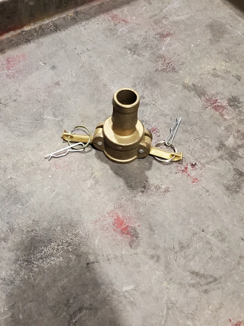 brass camlock C (coup x shank), 1.25in