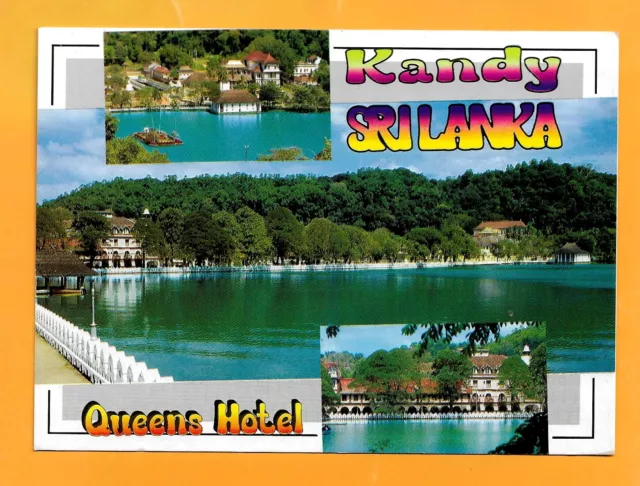 Sri Lanka - Ceylon  Large Postcard Queens Hotel Kandy