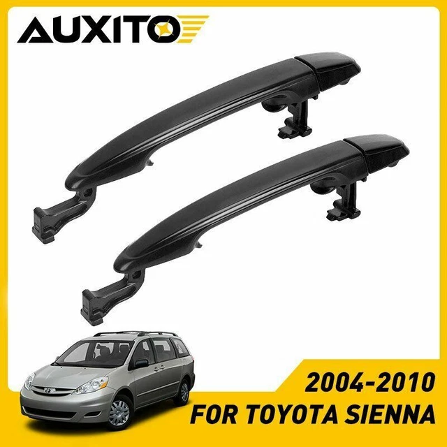 2X For Toyota Sienna 2004-2010 Rear Left Right Sliding Door Door Handle Black UO