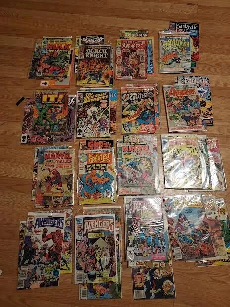 LOT OF 53 MARVEL COMICS! some silver age! Jack Kirby! SOME KEYS