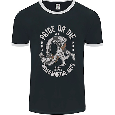 Pride MMA Muay Thai Arti Marziali Miste Da Uomo Suoneria T-Shirt FOTL