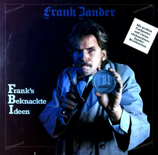 Frank Zander - FBI - Frank's Beknackte Ideen GER LP 1977 + Poster (VG/VG) .