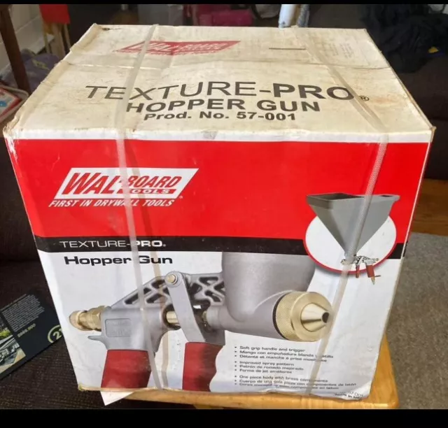 Wal-Board Tools Texture-Pro Hopper Gun Drywall 57-001 Spray Trigger Box WORKS