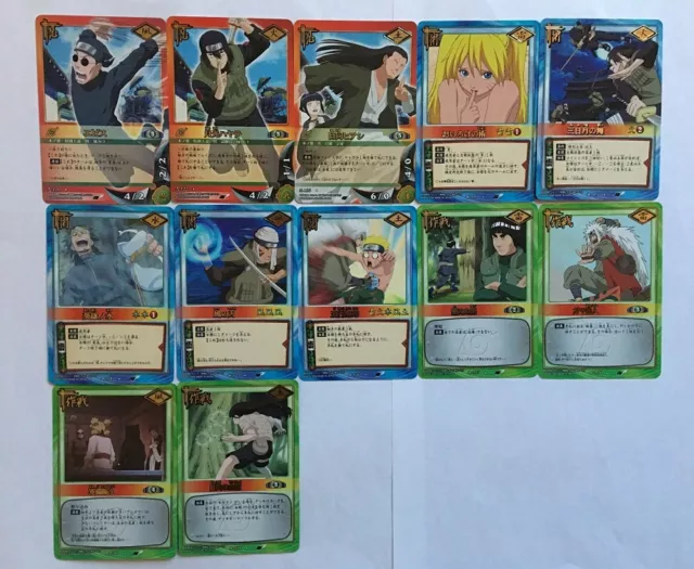 Naruto Card Game Rare Set Part 6 12/12