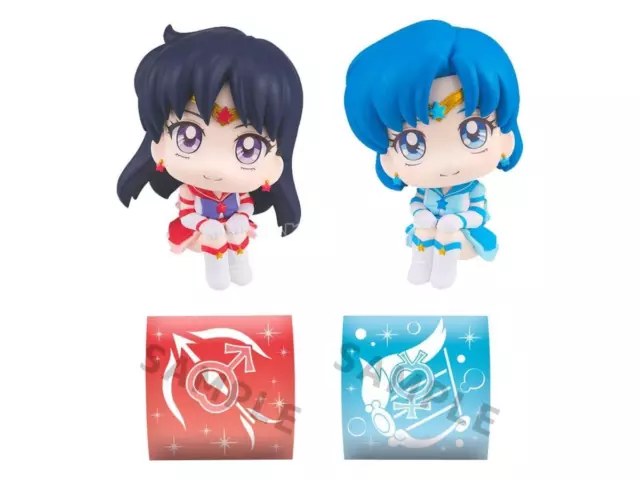 Sailor Moon Cosmos Look Up Pvc Statuas Eternal Sailor Mercury & Eternal Sailor M