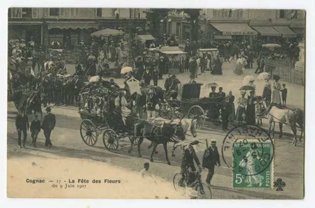 Cognac. La Fête des Fleurs.du 9 Juin 1907