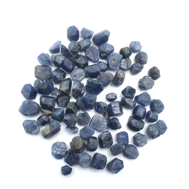 Natural Blue Sapphire Rough Loose Gemstone Lot sapphire Raw 105 CT 3-10 mm