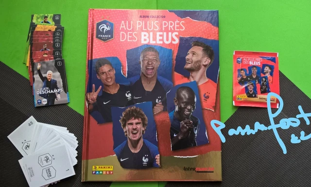 Stickers en doubles Équipe de France  Au plus prés des Bleus  INTERMARCHÉ 2020