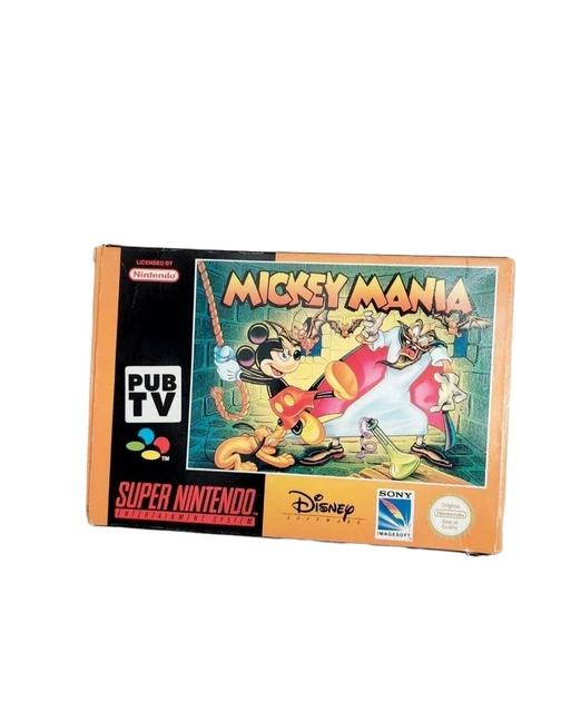 super nintendo mickey mania