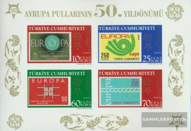 Türkei Block58 (kompl.Ausg.) postfrisch 2005 50 Jahre Europamarken