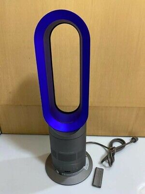 Dyson Hot & Cool AM04 Heater Table Fan Blue w/Remote Control