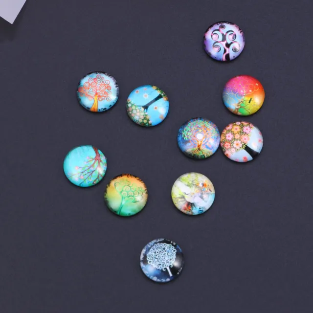 10 Pcs Jewelry Making Cabochons Decorations for Glass Accessories Crafts Patch