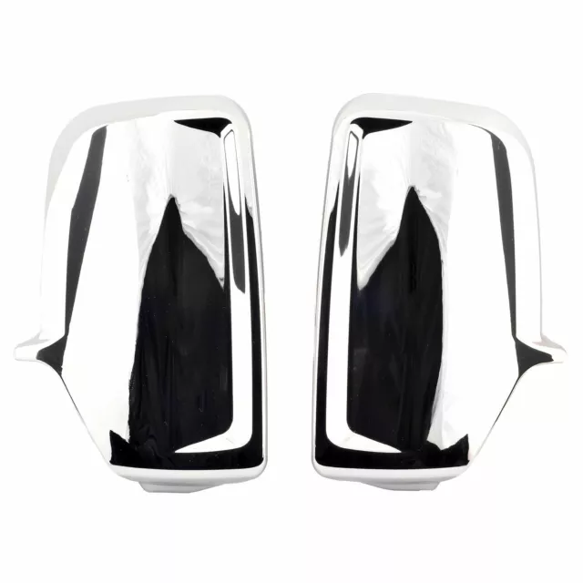 Mercedes Sprinter Door Wing Mirror CHROME Back Casing Cover Pair 2006 Onwards UK