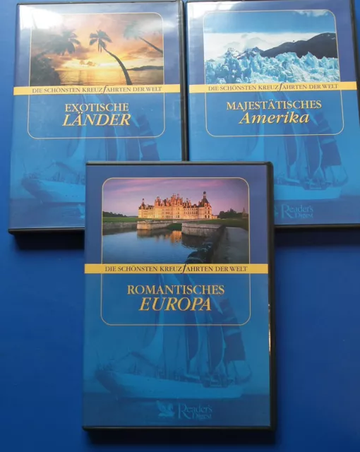 3xDVD-Die schönsten Kreuzfahrten der Welt-Europa,Amerika,Exotische Länder