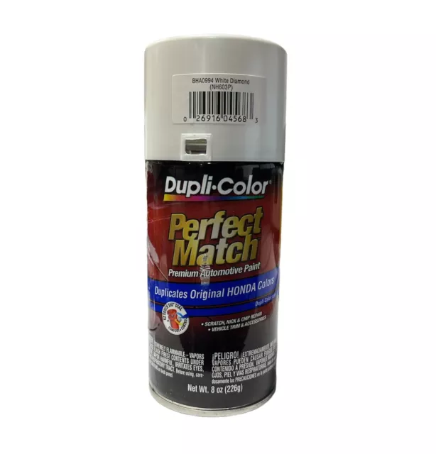 DupliColor BHA0994 White Diamond Honda Aerosol Spray Paint Can 8 oz. (NH603P)