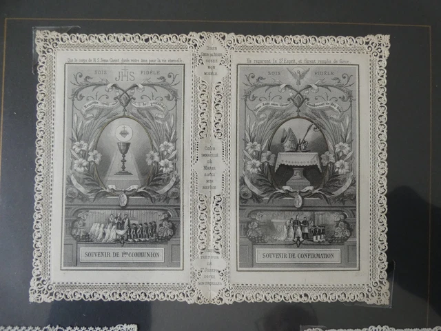 image pieuse canivet dentelle enveloppe gauffrée