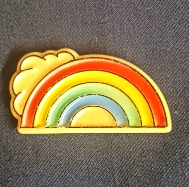 Vintage Rainbow Cloud Magnet HONG KONG Gay Pride LGTBQ Fantasy