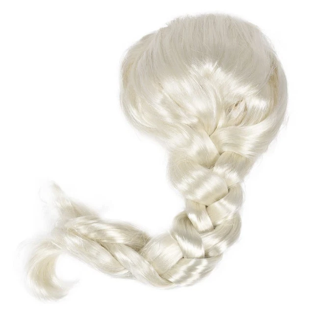 Bellissima parrucca adulto leggera oro intrecciato condimento Y2Y6Y6