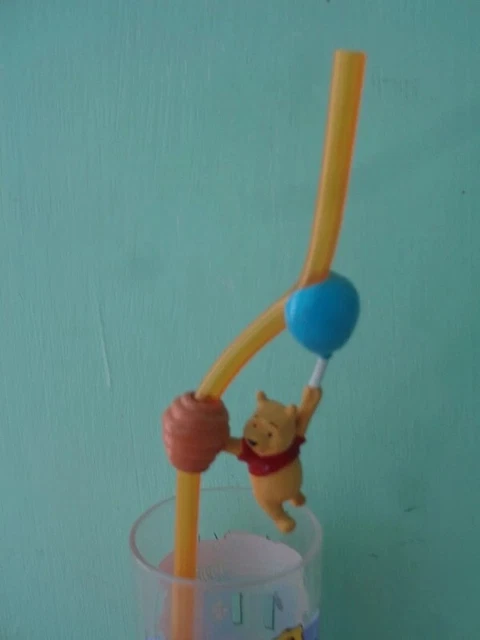 Bicchiere con cannuccia Winnie the pooh