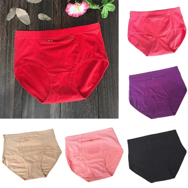 Ladies Cotton / Polyester Briefs Womens Pants Underwear 12 14 16