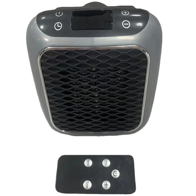 Remote Control Wall Mounted Personal Space Heater Convenient Operation