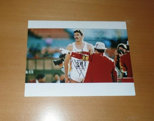 Jürgen Hingsen OLYMPIA, Original Signed Photo IN 20x27 cm (2)