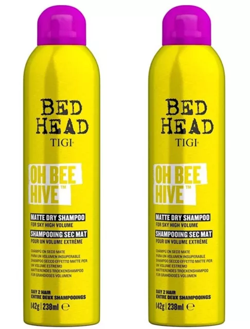 ✅ Tigi Bed Head Oh Bee Hive Mattierendes Trockenshampoo Volumengebend 2x 238ml ✅