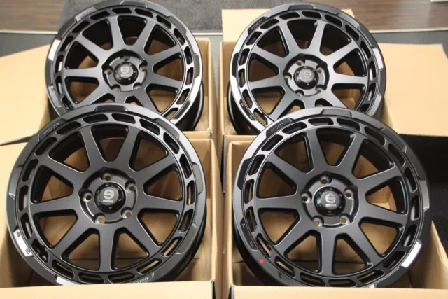 VW Bus T5 T6 T6.1 Bulli Satz 18" Off Road Alufelgen 8x18 Sparco Gravel schwarz