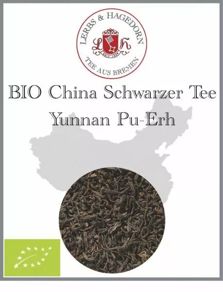 Noir Thé Chine Bio Yunnan Pu-Erh 1 KG