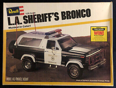 Revell LA Sheriff's Bronco model #7308 EMPTY BOX ONLY dated 1980