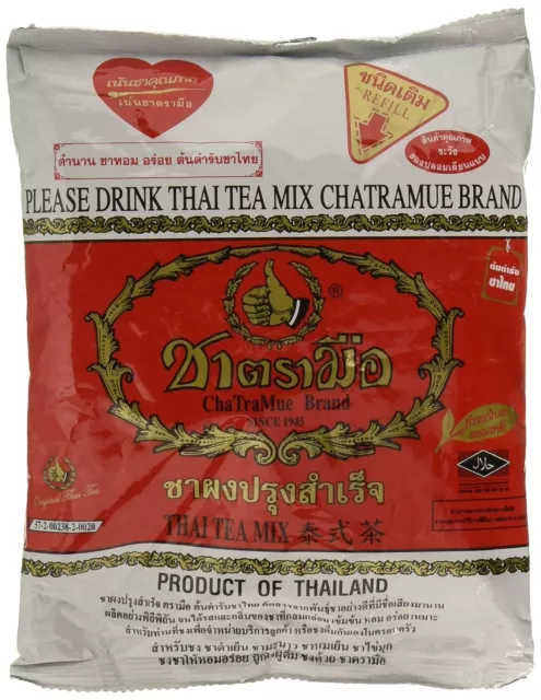 ChaTraMue Brand Classic Thai Tea for Thai Iced Tea 14.1 Oz.USA Seller