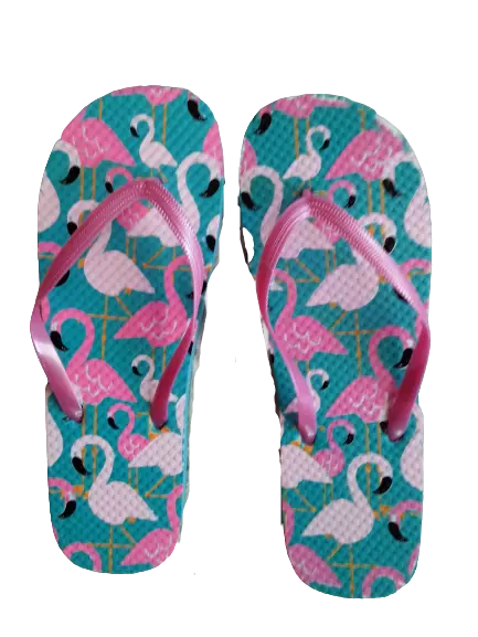 Juncture Flip Flops Sandal Pink Flamingo Womens Medium M Size 7 8