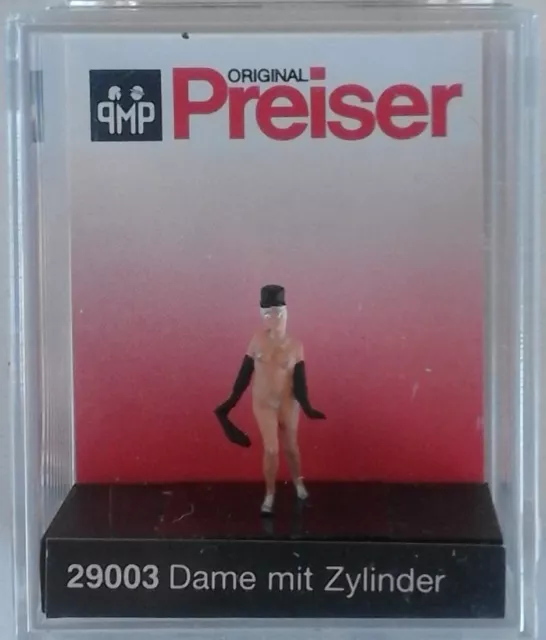 Preiser 29003 Lady Dancer With Tall Hat 00/H0 Model Railway Figure