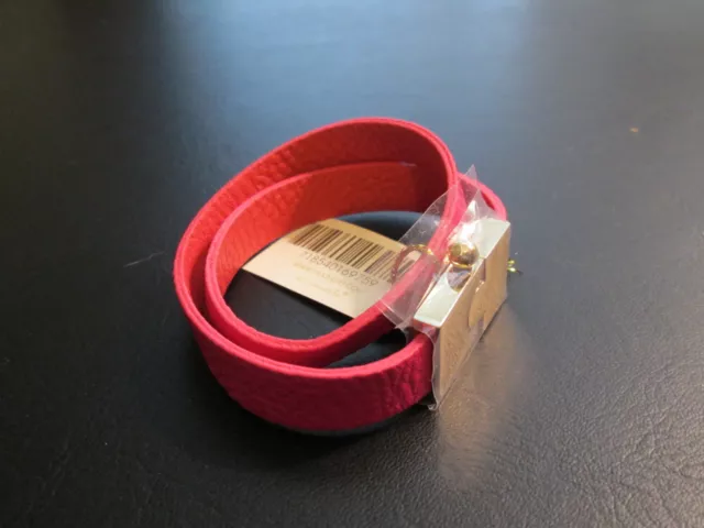 Bracelet en cuir enveloppé par tarte à la boue, double brin, différentes couleurs, neuf avec étiquettes