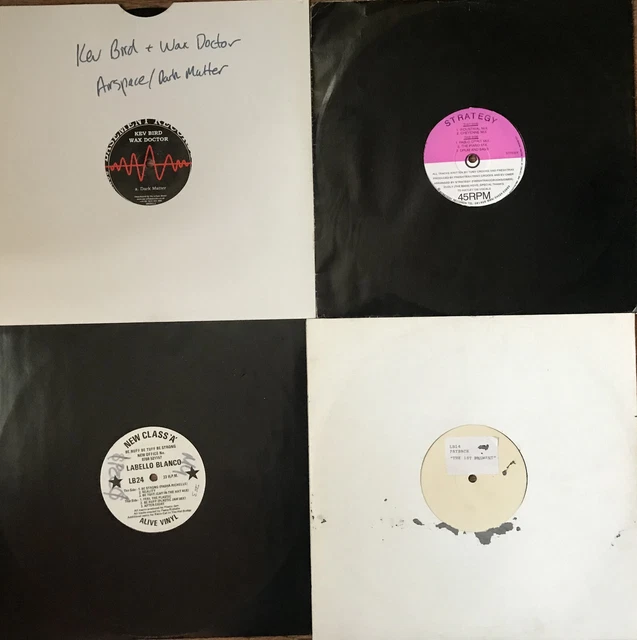 4 X EARLY 90s Old School Rave Hardcore Breakbeat 12