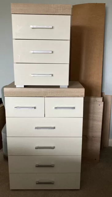 Bedroom Furniture Set. Wardrobe Chest Of Drawers Bedside Table. Ideal Children’s