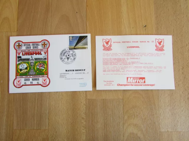 Liverpool v Odense BK 1983 European Cup Game FOOTBALL First Day Cover