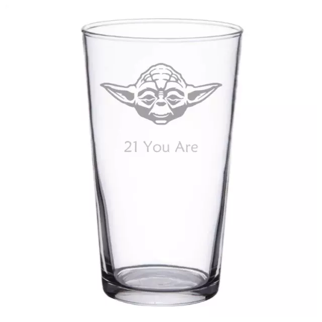 Beer Pint Glass - Star Wars - Yoda