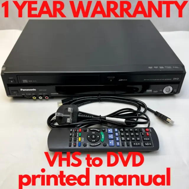 Panasonic DMR-EZ48V DVD/VCR Record HDMI VHS Freeview Combo HDMI COPY VHS TO DVD