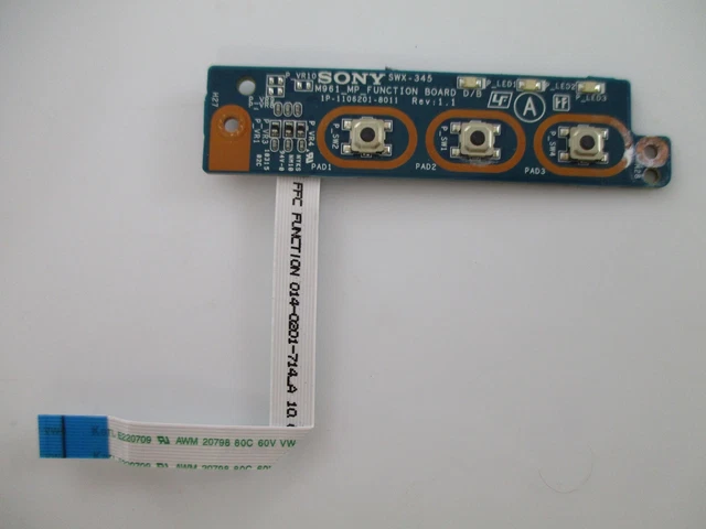Carte Mère Sony PCG-71211M (MBX-224) Avec Ventirad – Processeur Intel – Testée Et Garantie 30j