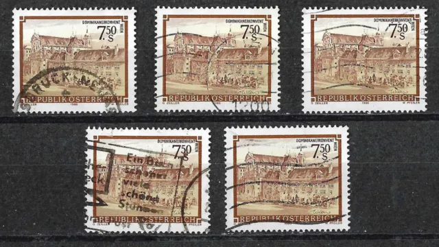 Briefmarken Österreich, aus dem vergangenen Jahrhundert. MiNr. 1860, -162