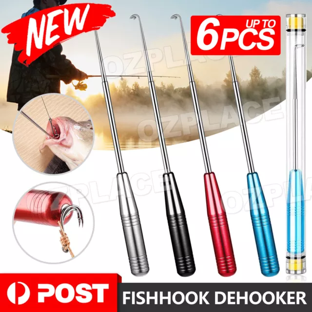 HOOK REMOVER FISHING tackle Remover Tool Fishhook Detacher Fish line  knotter $8.49 - PicClick AU