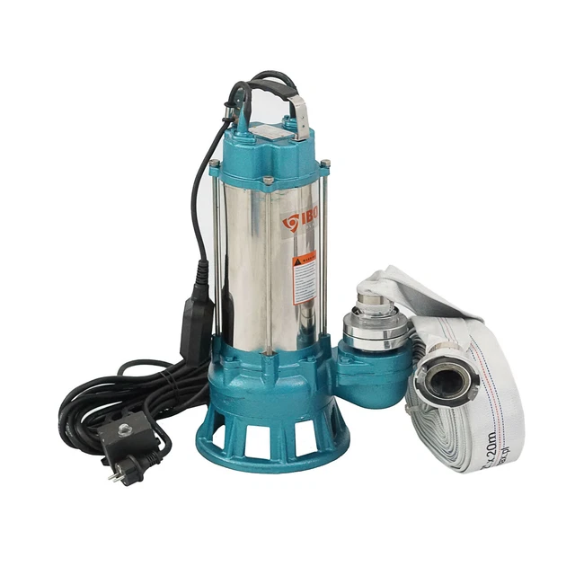 Pompa fecale 2200 W pompa acqua sporca con impianto di taglio 30000 L/h + tubo C 20 m